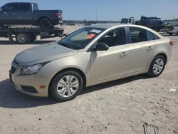 Salvage cars for sale from Copart Houston, TX: 2012 Chevrolet Cruze LS