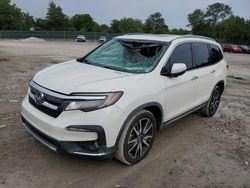 Honda Pilot Touring salvage cars for sale: 2019 Honda Pilot Touring