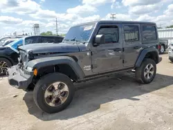 Salvage cars for sale at Chicago Heights, IL auction: 2018 Jeep Wrangler Unlimited Sport