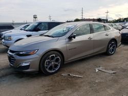 Salvage cars for sale at Chicago Heights, IL auction: 2022 Chevrolet Malibu LT