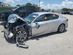 Salvage cars for sale from Copart Orlando, FL: 2021 Lexus IS 300