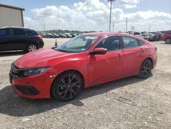 Honda salvage cars for sale: 2020 Honda Civic Sport