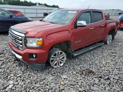 Salvage trucks for sale at Windham, ME auction: 2016 GMC Canyon SLT