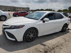 Salvage cars for sale at Wilmer, TX auction: 2021 Toyota Camry SE