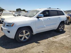 Jeep salvage cars for sale: 2014 Jeep Grand Cherokee Overland