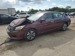 Salvage cars for sale at Florence, MS auction: 2014 Honda Accord LX