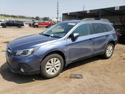 Salvage cars for sale at Colorado Springs, CO auction: 2018 Subaru Outback 2.5I Premium