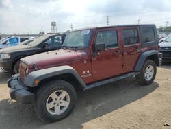 Jeep Wrangler Unlimited x salvage cars for sale: 2008 Jeep Wrangler Unlimited X