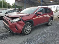 Salvage cars for sale at Cartersville, GA auction: 2019 Toyota Rav4 XLE Premium