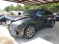 Salvage cars for sale at Hueytown, AL auction: 2016 Acura MDX Technology