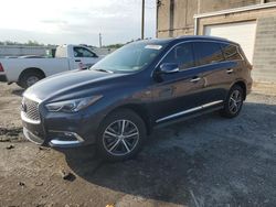 Salvage cars for sale from Copart Fredericksburg, VA: 2017 Infiniti QX60