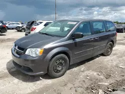 Salvage cars for sale at Indianapolis, IN auction: 2016 Dodge Grand Caravan SE