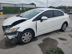 Honda salvage cars for sale: 2015 Honda Civic LX