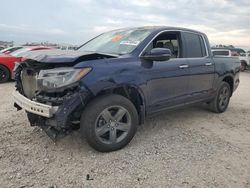 Salvage cars for sale from Copart Houston, TX: 2022 Honda Ridgeline RTL