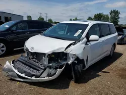 Salvage cars for sale at Elgin, IL auction: 2012 Toyota Sienna XLE