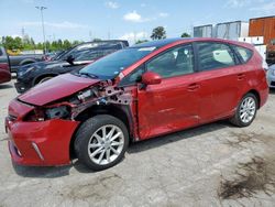 Salvage cars for sale at Bridgeton, MO auction: 2013 Toyota Prius V