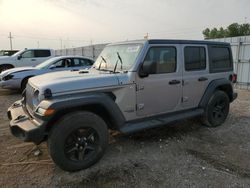 Salvage cars for sale at Greenwood, NE auction: 2020 Jeep Wrangler Unlimited Sport