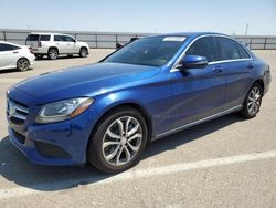 Salvage cars for sale at Fresno, CA auction: 2017 Mercedes-Benz C300