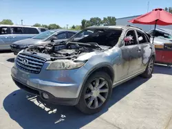 Salvage cars for sale at Sacramento, CA auction: 2007 Infiniti FX35