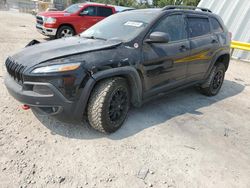 Jeep salvage cars for sale: 2018 Jeep Cherokee Trailhawk