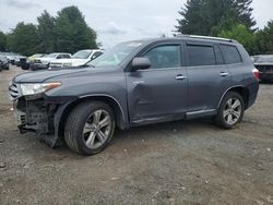 Salvage cars for sale at Finksburg, MD auction: 2012 Toyota Highlander Limited