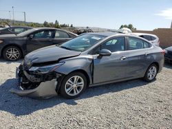 Vehiculos salvage en venta de Copart Mentone, CA: 2018 Chevrolet Cruze LT