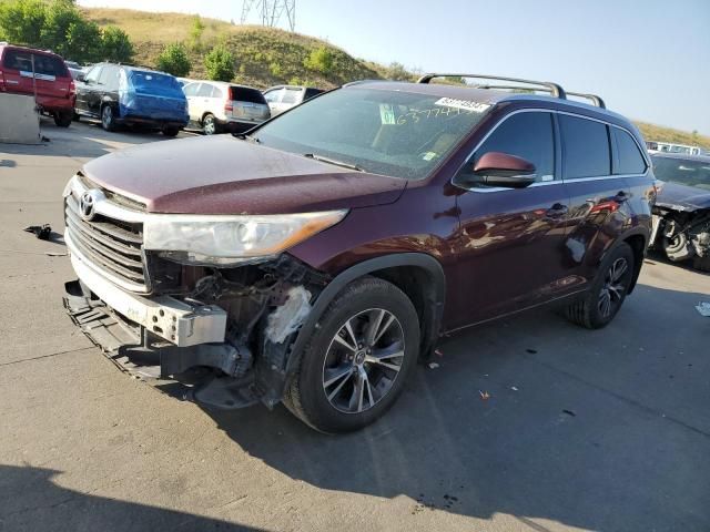 2016 Toyota Highlander XLE