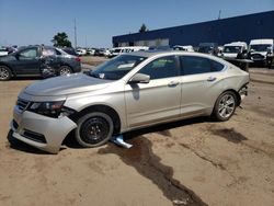 Chevrolet salvage cars for sale: 2015 Chevrolet Impala LT