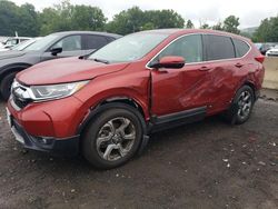 Salvage cars for sale at Marlboro, NY auction: 2019 Honda CR-V EX