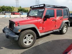 Jeep salvage cars for sale: 2008 Jeep Wrangler Unlimited X