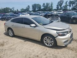 Salvage cars for sale from Copart Hampton, VA: 2016 Chevrolet Malibu LT