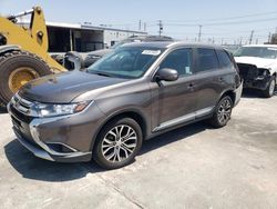 Salvage cars for sale at Sun Valley, CA auction: 2018 Mitsubishi Outlander SE