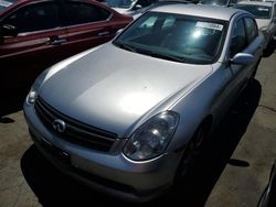 2005 Infiniti G35 en venta en Martinez, CA