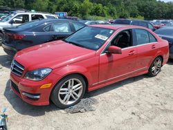 Salvage cars for sale at Seaford, DE auction: 2014 Mercedes-Benz C 300 4matic