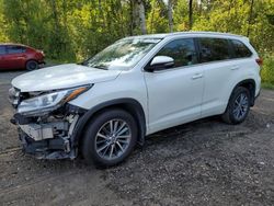 Salvage cars for sale at Cookstown, ON auction: 2018 Toyota Highlander SE