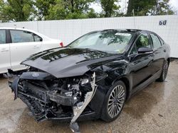 Salvage cars for sale at Bridgeton, MO auction: 2018 Ford Fusion TITANIUM/PLATINUM