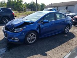 Salvage cars for sale at York Haven, PA auction: 2018 Chevrolet Cruze LT