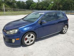 Salvage cars for sale at Fort Pierce, FL auction: 2010 Volkswagen GTI