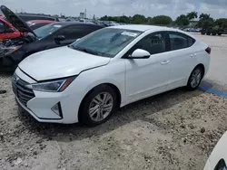 Salvage cars for sale at Opa Locka, FL auction: 2019 Hyundai Elantra SEL