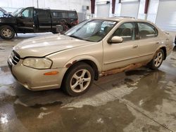 Nissan salvage cars for sale: 2000 Nissan Maxima GLE