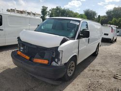 Salvage trucks for sale at Apopka, FL auction: 2012 Chevrolet Express G1500