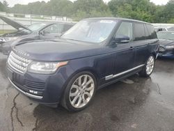 Land Rover salvage cars for sale: 2016 Land Rover Range Rover Supercharged