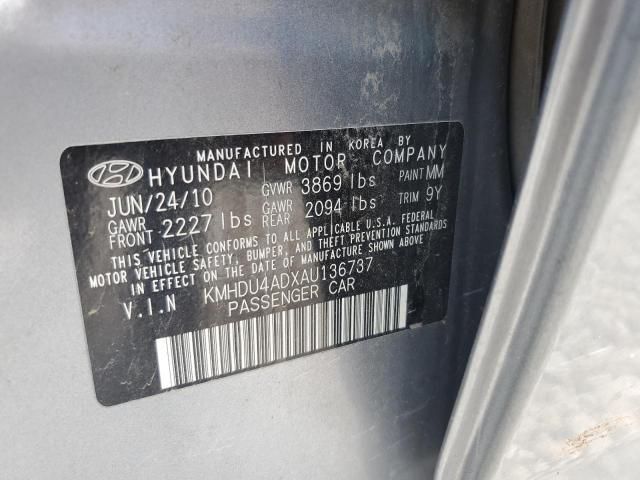 2010 Hyundai Elantra Blue