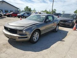 Salvage cars for sale at Pekin, IL auction: 2005 Ford Mustang