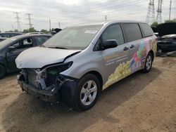 Salvage cars for sale at Elgin, IL auction: 2016 Toyota Sienna