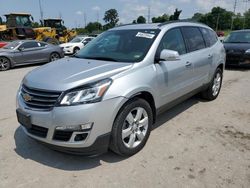 Chevrolet salvage cars for sale: 2017 Chevrolet Traverse LT