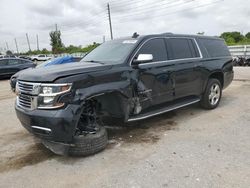 Chevrolet salvage cars for sale: 2017 Chevrolet Suburban C1500 Premier