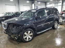 Salvage cars for sale from Copart Ham Lake, MN: 2015 Honda Pilot Touring