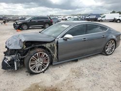 Salvage cars for sale at Houston, TX auction: 2018 Audi S7 Prestige