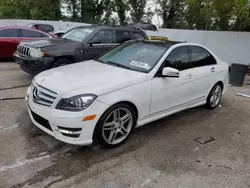 Mercedes-Benz salvage cars for sale: 2012 Mercedes-Benz C 250